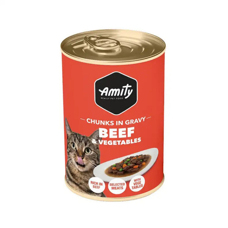 Amity Gato Lata Sabor Beef