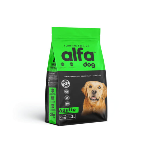 Alfa Perro Adulto Raza Mediana Y Grande 3 kg