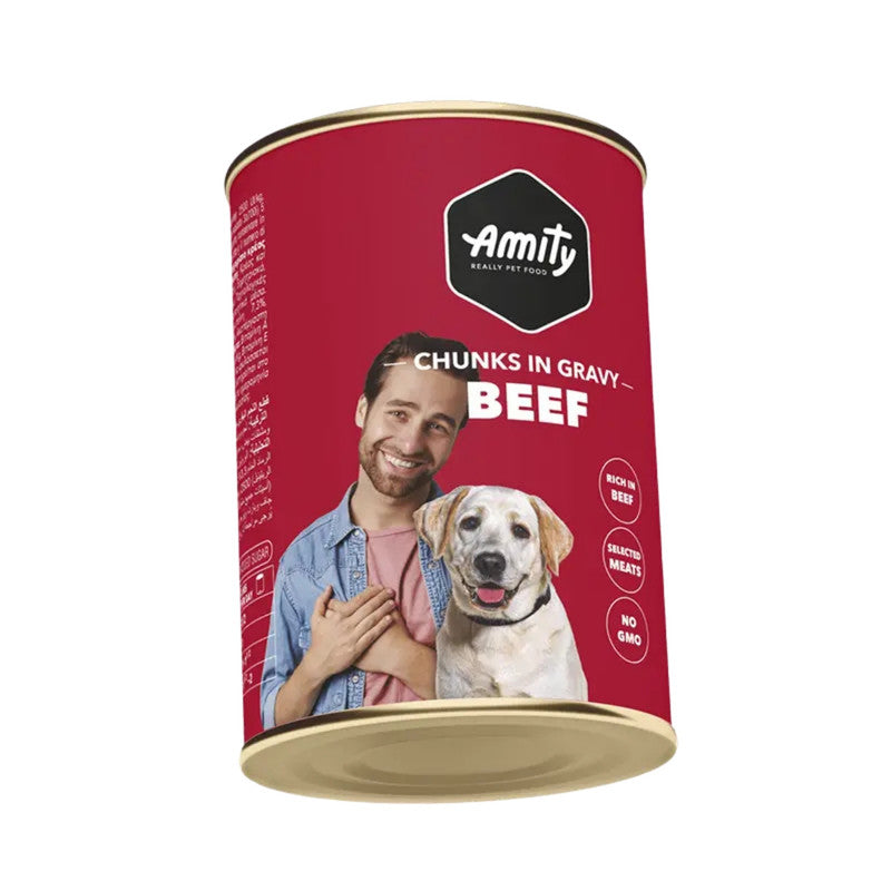 Amity Perro Lata Sabor Beef
